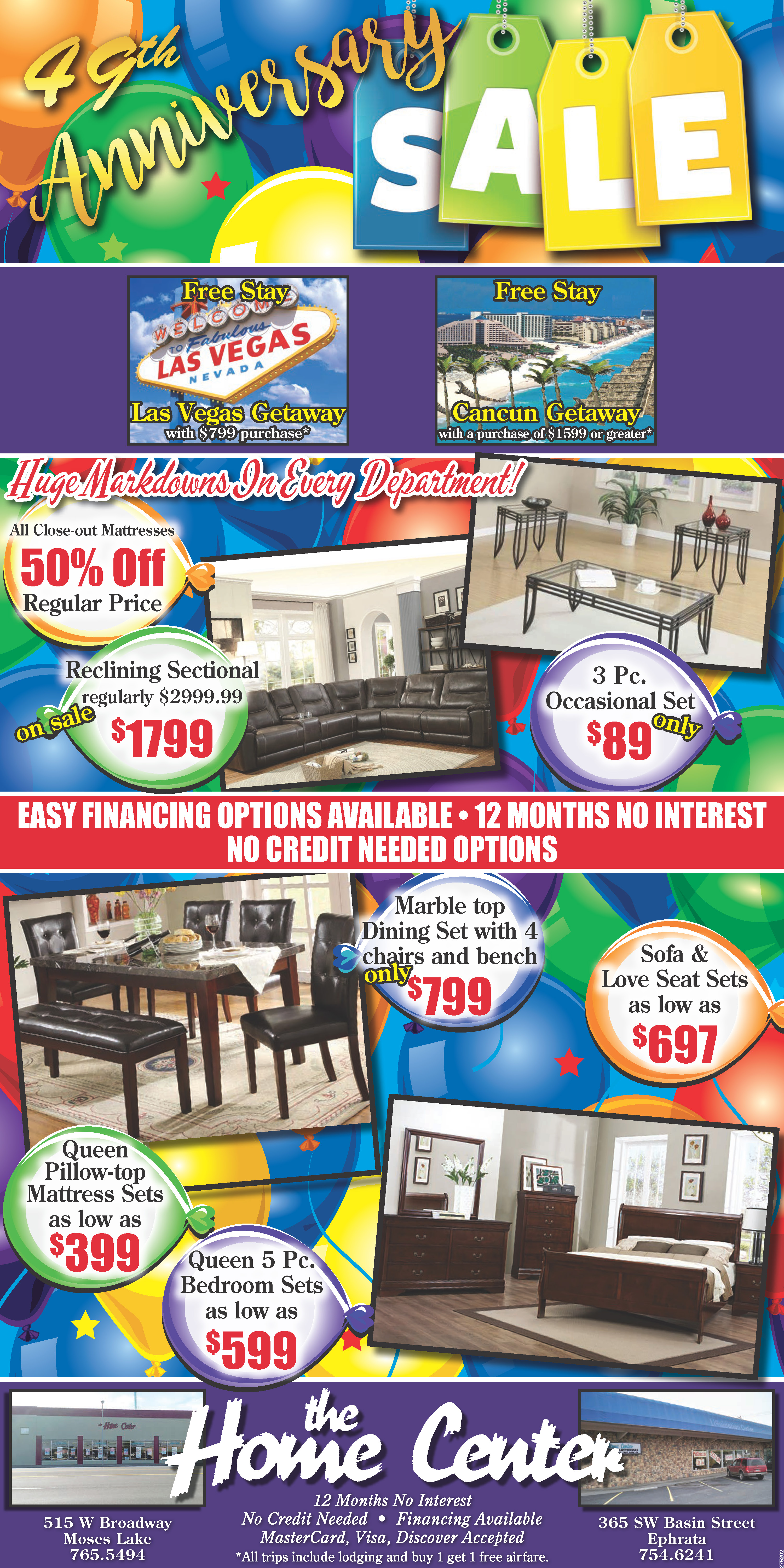 Sales & Specials The Home Center
